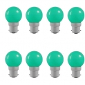 Havells Led Adore 0.5W B22 (Green, Pack Of 8)