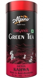 Alpino Certified Organic Detox Kahwa Green Tea 100 G | Rich In Anti-Oxidants | Indian Kahwa With Traditional Spices & Herbs