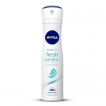 Nivea Women Deodorant, Fresh Comfort, Long Lasting Freshness & 48H Protection, 150 Ml