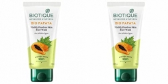 Biotique Bio Papaya Visibly Flawless Skin Face Wash, Pack Of 2, 200 Ml (2 X 100 Ml)