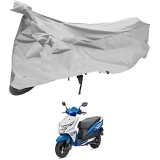 Kandid Silver Dust And Water Resistant Bike Cover For Honda Dio With Double Mirror Pocket, Silver