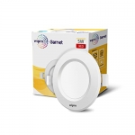 Wipro Garnet 5-Watts Round Led Downlight-Aluminium