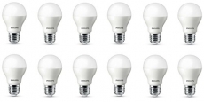 Philips Base E27 7-Watt Led Bulb (Crystal White) – Pack Of 12