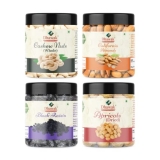 Dhawak Dry Fruits Combo Pack – (250G * 4) Total 1Kg (California Almonds 250G, Cashews 250G,Black Raisins 250G, Dried Apricot 250G, ) – All Premium
