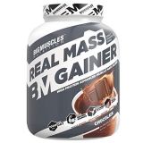 Bigmuscles Nutrition Real Mass Gainer Powder [ Pack Of 3Kg, Chocolate] | Lean Whey Protein Muscle Mass Gainer | Complex Carbohydrates, | 1000 Calories