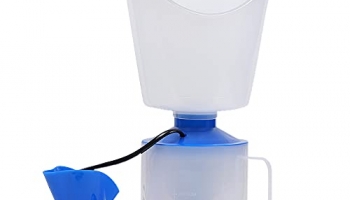 Entair Nose Steam Breathing Inhaler Parlour Machine Steamer Vaporiser For Cough & Cold Relief Warmer Heater Vaporizer – Premium 3 In 1,White