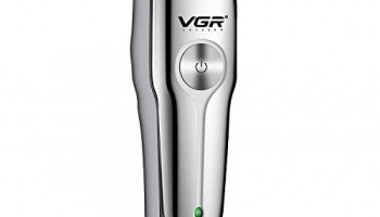 Vgr V-071 Cordless Professional Hair Clipper Runtime: 120 Min Trimmer For Men With 3 Guide Combs (Silver) Standard, 1 Count