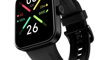 Noise Pulse Go Buzz Smart Watch With Advanced Bluetooth Calling, 1.69″ Tft Display, Spo2, 100 Sports Mode With Auto Detection, Upto 7 Days Battery (2 Days With Heavy Calling) – Jet Black