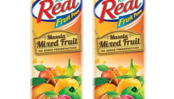 Real Masala Mixed Fruit 1L (Pack Of 2)