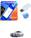 Kbshops V2.1+Edr Car Bluetooth Device With Adapter Dongle(White)