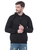 Ben Martin Men’S Cotton Hooded Neck Sweat Shirt (1-Bm-Sweat Shirt-Black-M_Black_M)