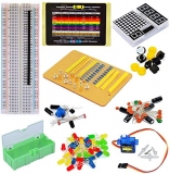 Electronics Component Basic Starter Kit E For Resistor Capacitor And Components – Compatible With Uno, Mega2560, Raspberry Pi