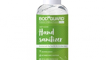 Bodyguard Alcohol Based Hand Sanitizer – 500 Ml With Enriched Tea Tree Oil, Vitamin E And Aloe Vera