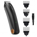 Zebronics Zeb-Ht101 Corded/Cordless Use Trimmer With Up To 90 Mins Usb Fast Charge, Rounded Tip Stainless Steel Blade, 4 Guide Combs, Washable Attachments, Led Indicator & Abs Material (Black)