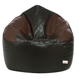 Sattva Mudha Sofa Bean Bag Xxxl Cover Only Without Beans Dual Colour – Black Brown