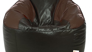 Sattva Mudha Sofa Bean Bag Xxxl Cover Only Without Beans Dual Colour – Black Brown