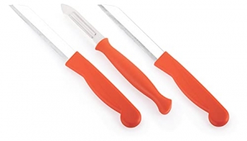 Ritu Stainless Steel Kitchen Knife Set Of 3, Multicolor, Small (J-284)