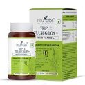 Neuherbs Triple Tulsi – Giloy Plus Tablets For Boosts Immunity | Triple Tulsi Extract 1200 Mg | Respiratory Wellness | Provides Relief In Cough & Cold : 60 Immunity Tablets