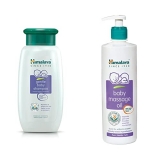 Himalaya Baby Shampoo (400 Ml) And Massage Oil (500Ml) Combo