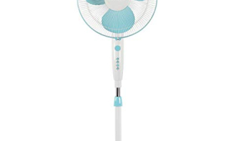 Havells Accelero 400Mm Pedestal Fan (White Blue, Pack Of 1)