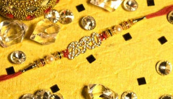 Designer Chawal Roli Pack, Rakhi Set  (2)